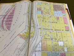 Kroll’s large Folio plat Atlas of Seattle: EASTSIDE Bellevue Medina Supplement