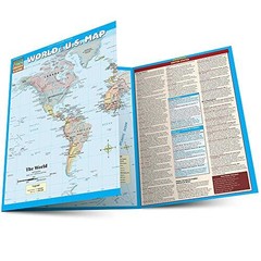 World & U.S. Map, BarCharts Inc.