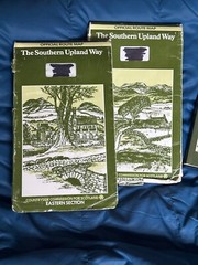Southern Upland Way 2 x Maps & Official Guides. by Ken Andrew. 1984