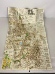 Lot of 2 Nat Geo North American Mountain Range Maps 1991-1995