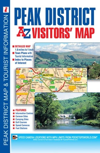 Peak District A-Z Visitors’ Map, Geographers’ A-Z Map Co Ltd, Good Book