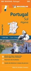 Portugal Sud – Algrave – Michelin Regional Map 593 by Michelin