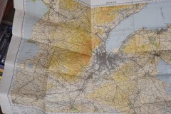Vintage OS Northern Ireland Map ~ Belfast ~ Sheet 7 ~ Linen ~ 1953