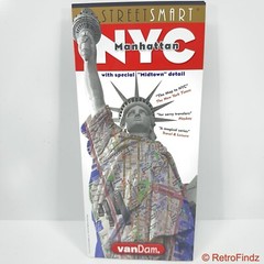 Streetsmart Manhattan Map NYC Travel Guide Laminated Vandam