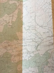 1992 Ordnance Survey Pathfinder Map 197 NJ 43/53 Huntly South
