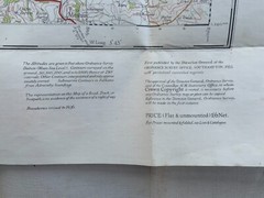 OS 1936 Ordnance Survey One Inch Fifth Edition Cloth 1″ Map 118 Barnstaple.