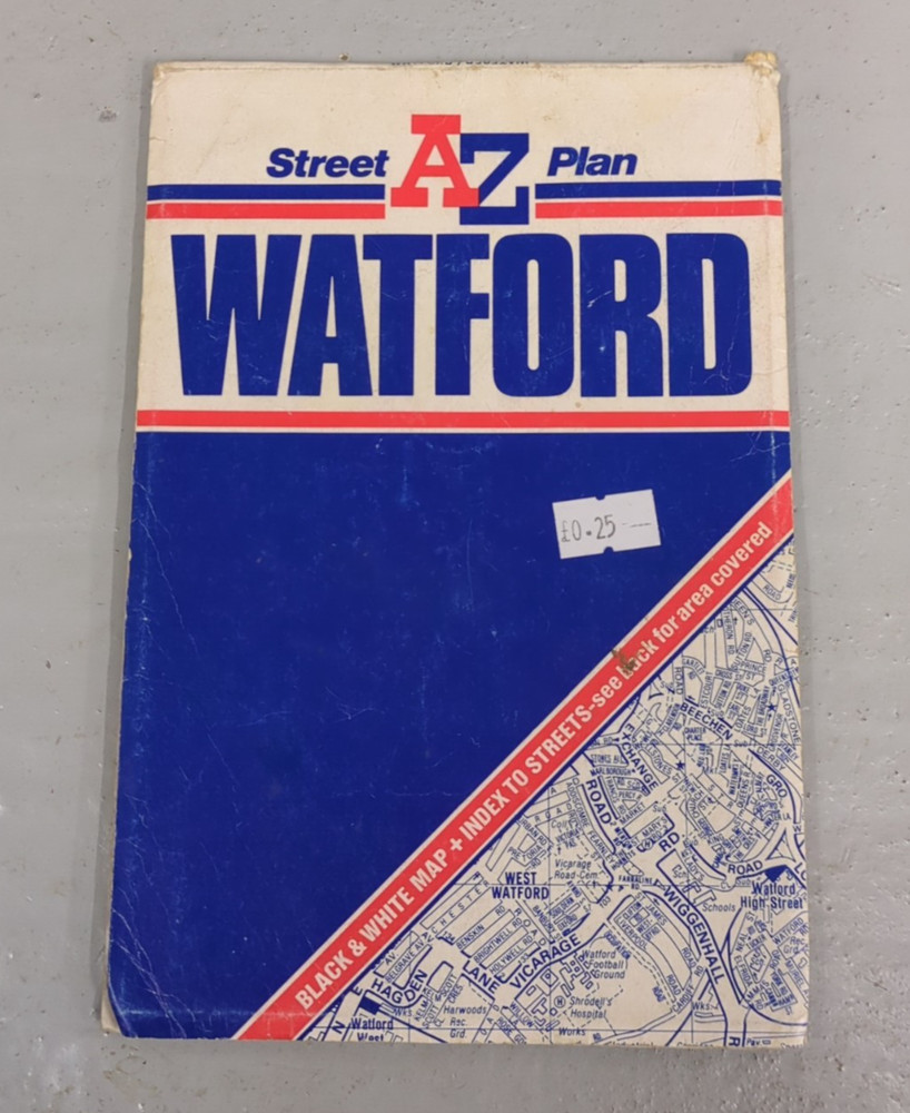1993 Geographers Street A-Z Plan Watford