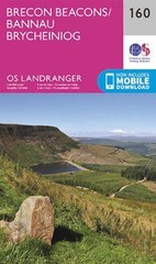 OS Landranger Map 160 Brecon Beacons Bannau Brycheiniog Ordnance Survey