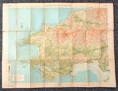 Vintage Pembroke Bartholomew’s Reduced for Tourists & Cyclists CLOTH Map
