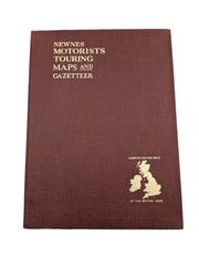 Vintage Newnes Motorists Touring Maps Gazetteer British Isles Vintage Road Atlas