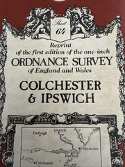 David & Charles – Colchester & Ipswich Map – Reprint of OS Map – No 64