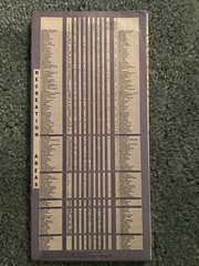 1985 1986 Illinois official highway state road map