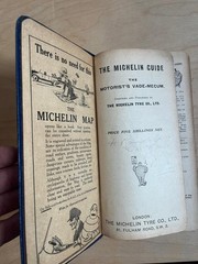 Vintage Automobile – Michelin Guide – 1920’s by Michelin