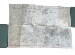 6 inch to 1 Mile, OS Paper map, 1909 Ed, 1937 Reprint, Westerham Area, Kent