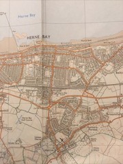 1978 Ordnance Survey Pathfinder Map TR 06/16 Whitstable , Herne Bay & Faversham