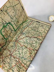 German Map Shell Tourist Collectable Vintage ra