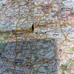 Vintage West Country Tourist Board Tourist Map Wessex Map