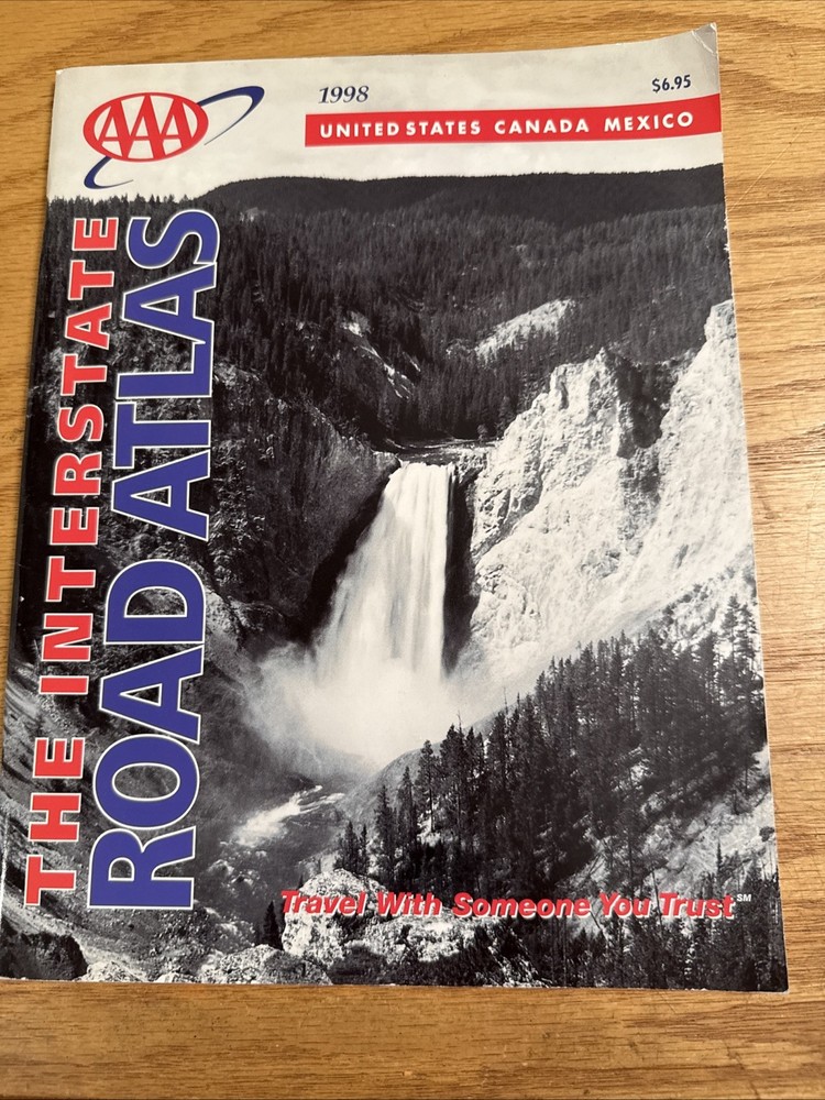 1998 AAA ROAD ATLAS USA Canada Mexico 8 1/2 x 11