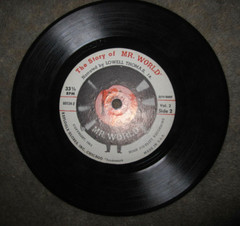 Vtg 33 1/3 records, The Story of Mr. World Vol 1 & 2, narrated by Lowell Thomas