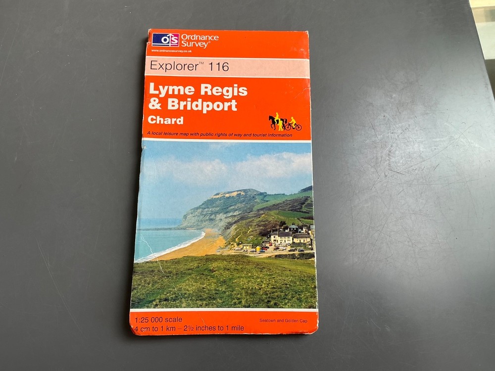 Ordnance Survey Explorer 116 Lyme Regis & Bridport Chard