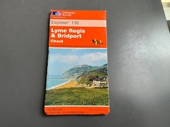 Ordnance Survey Explorer 116 Lyme Regis & Bridport Chard