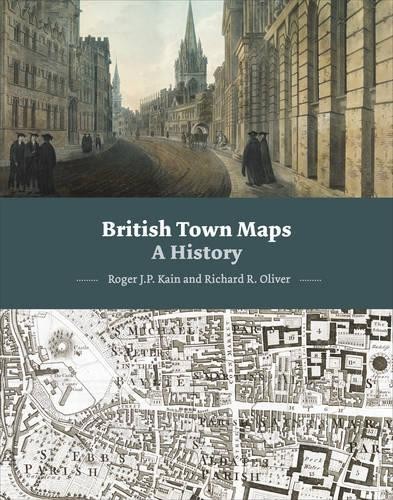 British Town Maps: A History by Richard Oliver Hardback Book The Fast Free