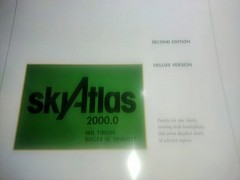 Sky Atlas 2000.0 Second Edition Deluxe Laminated Edition Like New