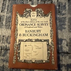 Ordnance Survey Map BANBURY & BUCKINGHAM Sheet 61 Reprint Of 1st Edition