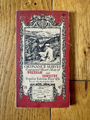5 x Ordnance Survey Contoured Road Map 1920s 51 95 106 126 133 1 inch: 1 mile
