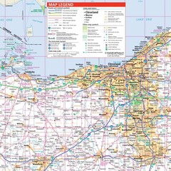 Rand McNally Easy to Read: Ohio State Map