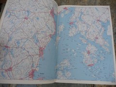 DeLorme Maine Atlas & Gazetteer Softcover 1987