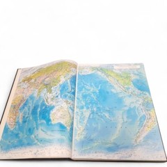 Britannica Atlas 1768 & Philips Atlas of the World Bundle Hardcover | Preloved
