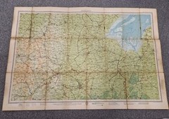 Bartholomew’s Revised Half Inch Map Sheet 25 FENLAND vintage