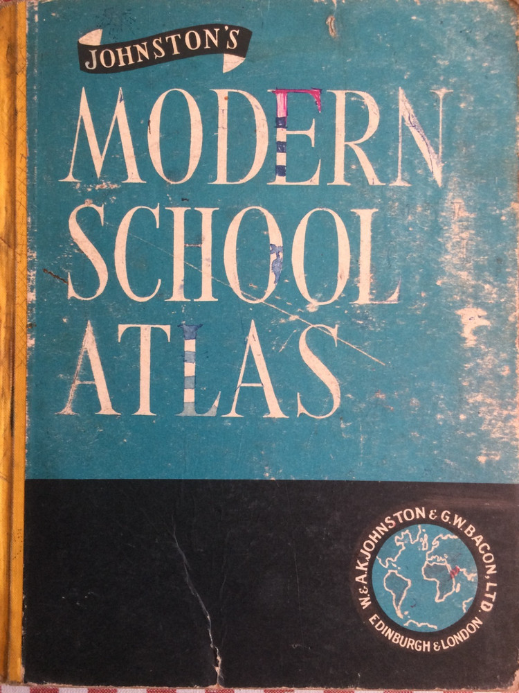Johnston’s Modern School Atlas. 11th Edition. Historical Interest.