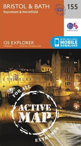 Bristol and Bath (Map) OS Explorer Active Map (UK IMPORT)