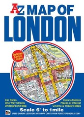 MAP OF LONDON A-Z 1:10.56K By Geographers’ A-z Map Company