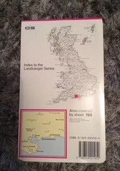 1984 Landranger Series Ordnance Survey Bournemouth, Purbeck And Surrounding Area