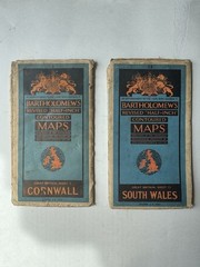 2 x Bartholomew’s Vintage Maps Cornwall & South Wales
