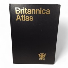 Britannica Atlas 1768 & Philips Atlas of the World Bundle Hardcover | Preloved