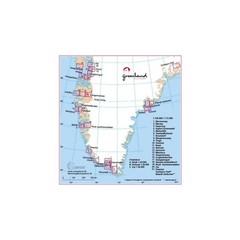 Greenland Qaqortoq: South Greenland Hiking Map No. 03 (1:100 000)