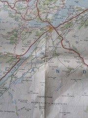 Esso 1983 Petrol Map Northern Scotland No 7 Vintage Original Scottish Highlands