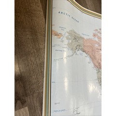 World Map, Laminated Poster, 50″ x 32″