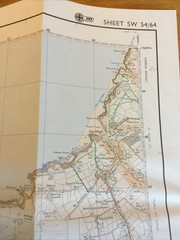 1983 Ordnance Survey Pathfinder Map SW 54/64 Camborne North (incl Porthtowan )