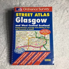 Philip’s Ordinance Survey Street Atlas Glasgow Spiral Edition 1999