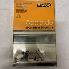 Gregory’s Adelaide Street Directory 48th Edition Paperback 2000 plastic cover