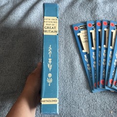 Boxed Vintage RAC Bartholomews Road Maps Or Great Britain Vgc