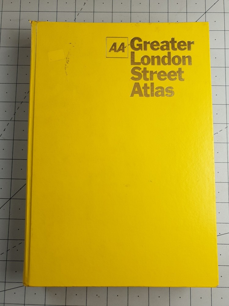 AA Greater London Street Atlas 1978 Hardback Book