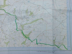 Exmoor Ordnance Survey Outdoor Leisure 9, 4cm- 1km 2.5in to 1 mile DOUBLE SIDED