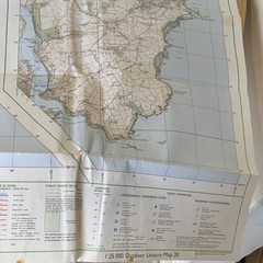 Ordnance Survey Outdoor Leisure 20 Map South Devon Hiking Walking OS 1:25000