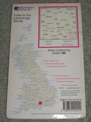 OS Ordnance Survey Landranger Map Sheet 185 Winchester & Basingstoke – 2000